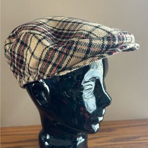 Vintage Cappelli  Plaid Flat Cap